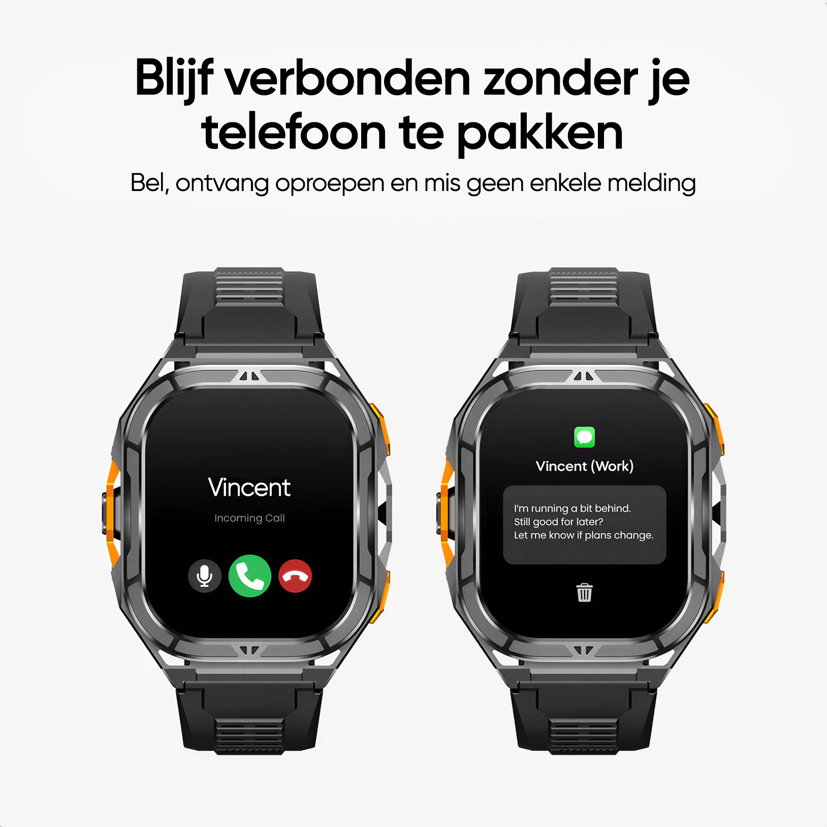 Synyq Solid Pro - GPS Smartwatch Heren