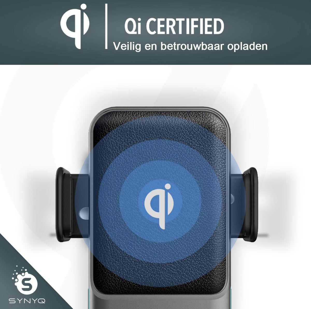 Synyq 2-in-1 Auto Telefoonhouder - Draadloos Snelladen - Universeel
