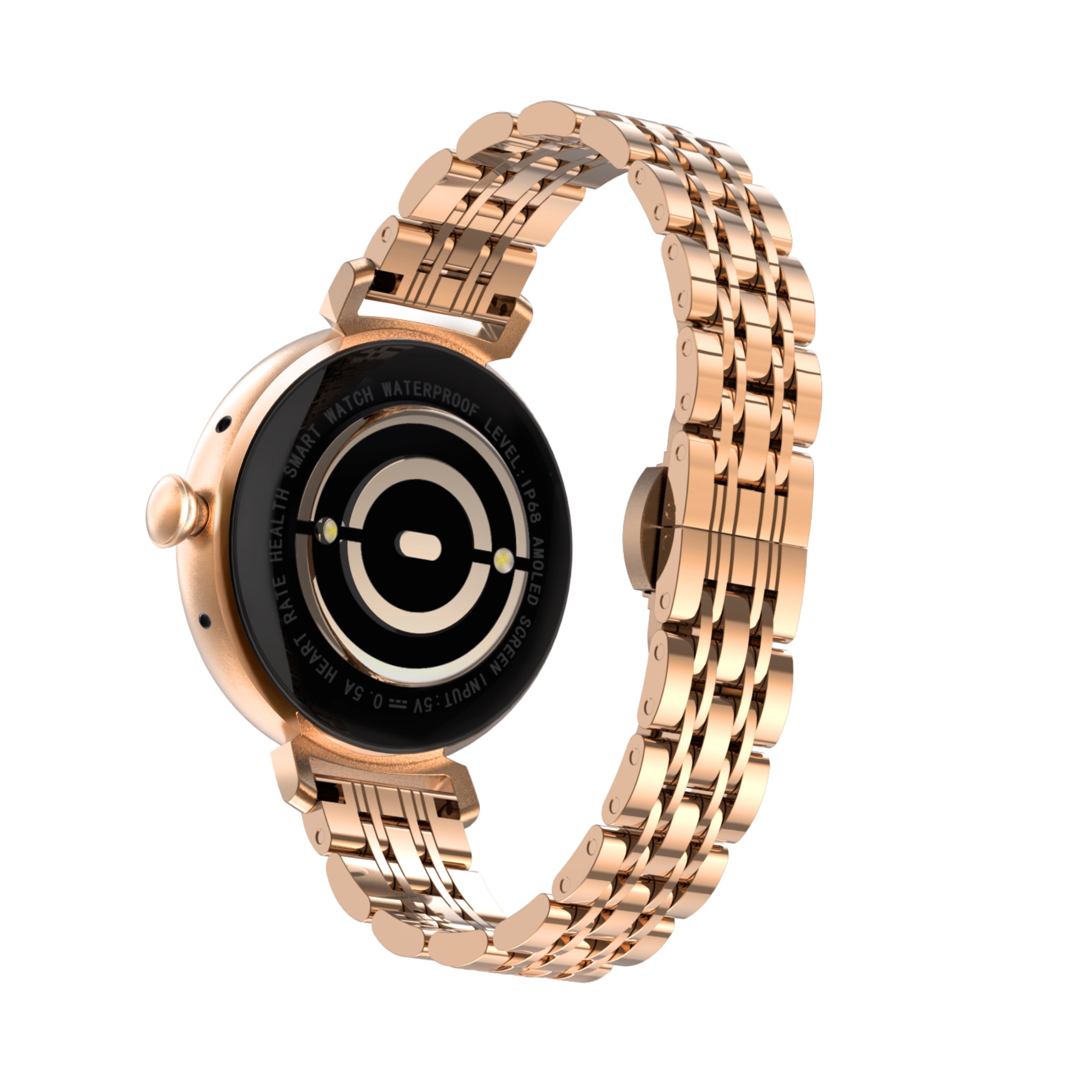 Synyq Elara AMOLED Smartwatch voor Dames - Incl. 3 Bandjes