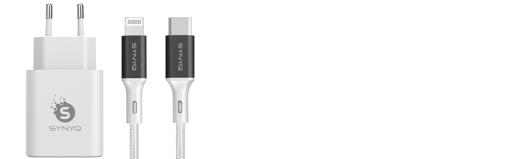 Snelladers van Synyq - veilig en snel opladen voor iPhone en iPad